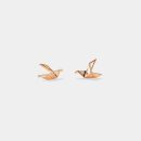 Origami Crane Stud Earrings for Women