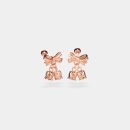 Bow Bell Flower Drop Earrings for Women