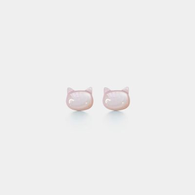 Cat Stud Earrings for Women