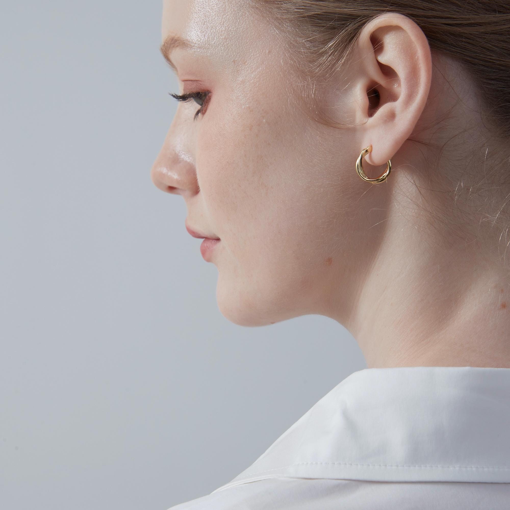 Twisted Rope Hoop Earrings for Women - Image 4