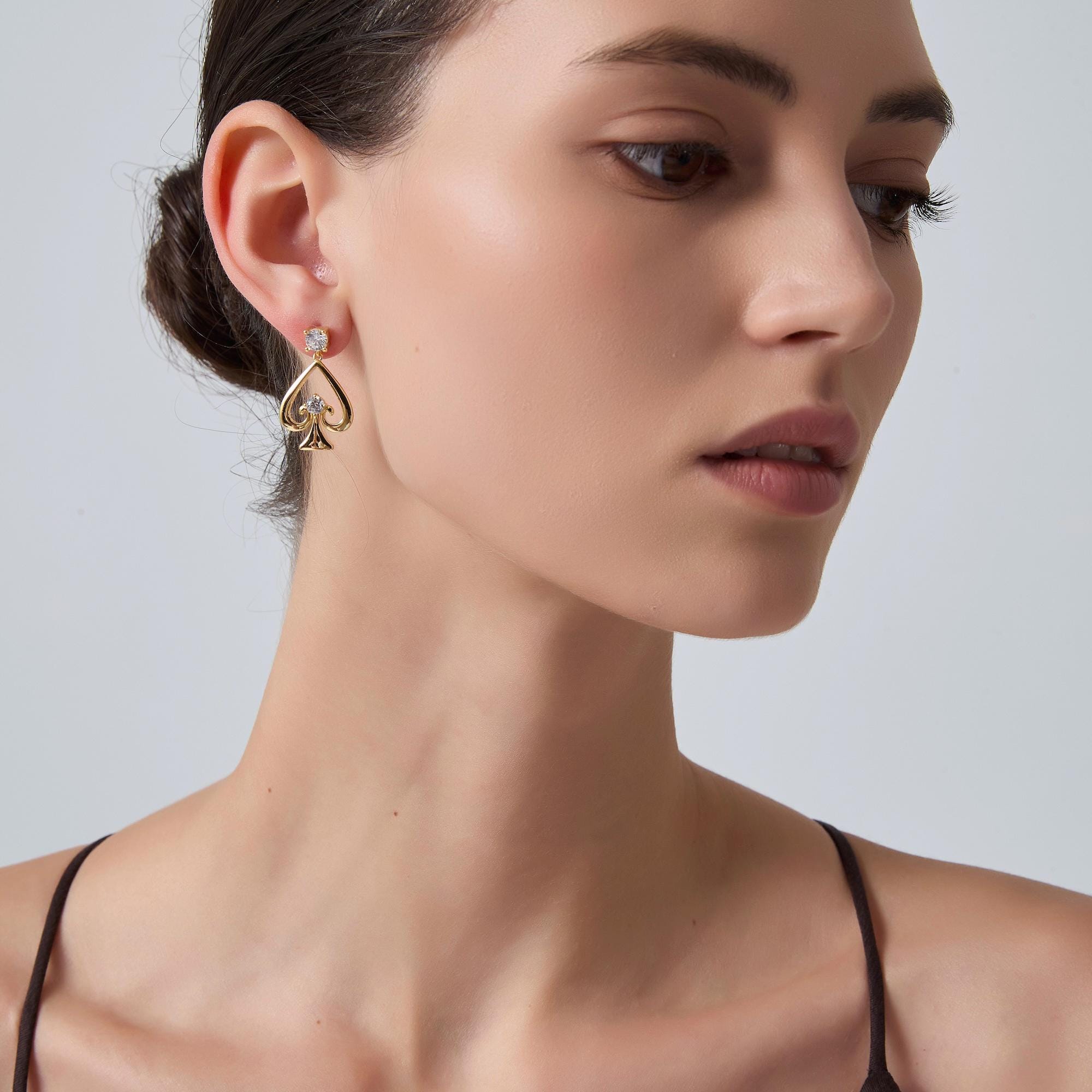Playing Card Suit Drop Earrings for Women - Image 6