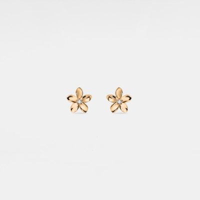 Petal-shaped earrings